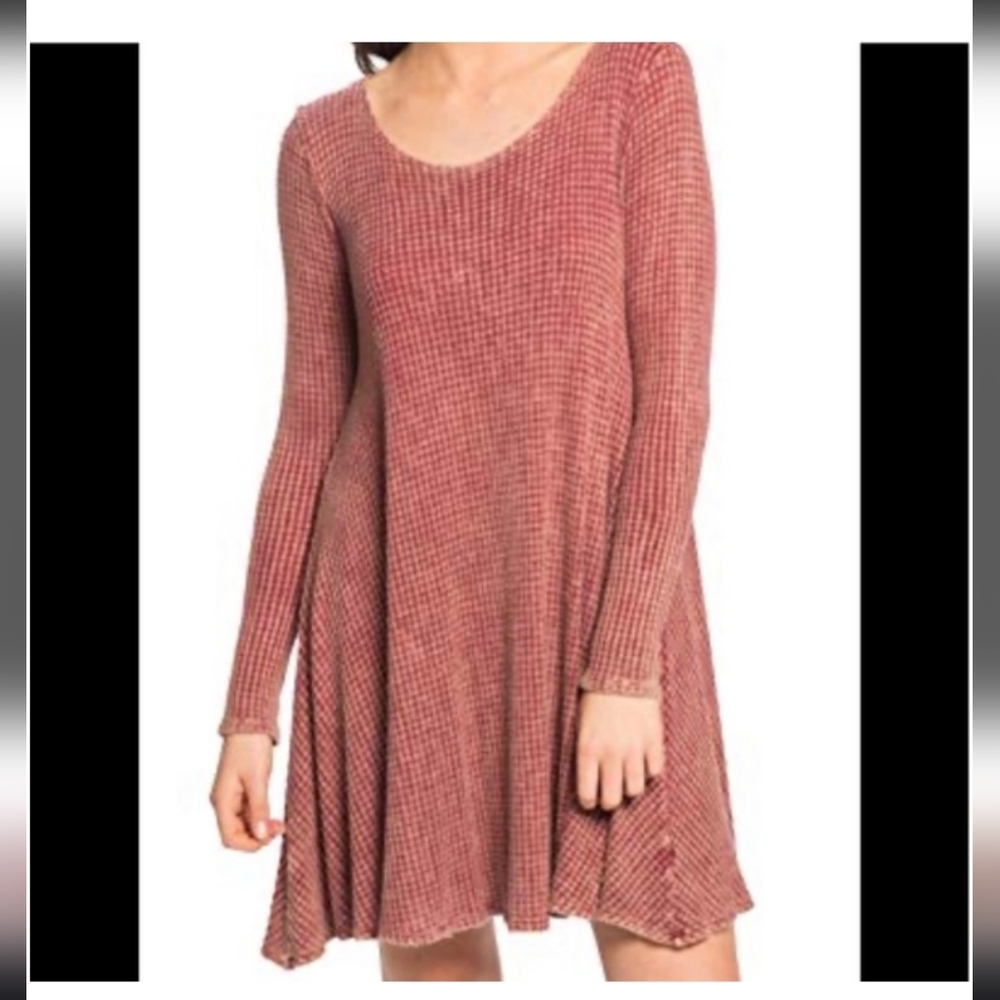 PPLA Waffle Weave Swing Dress